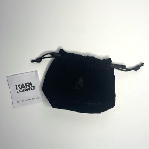 Karl Lagerfeld Silhouette Choupette Stud Earrings - Picture 3 of 4